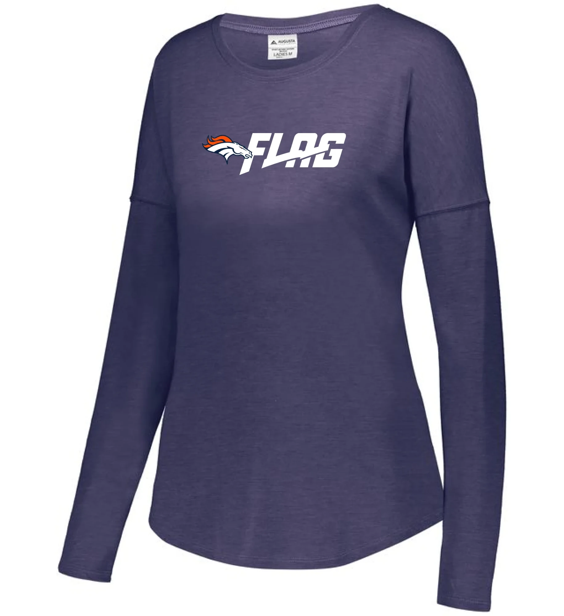 Purple women's long-sleeve tee